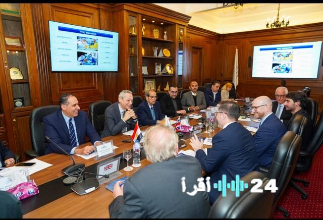 جمعية رجال أعمال إسكندرية تناقش سبل تعزيز التعاون الاقتصادي مع المملكة المتحدة