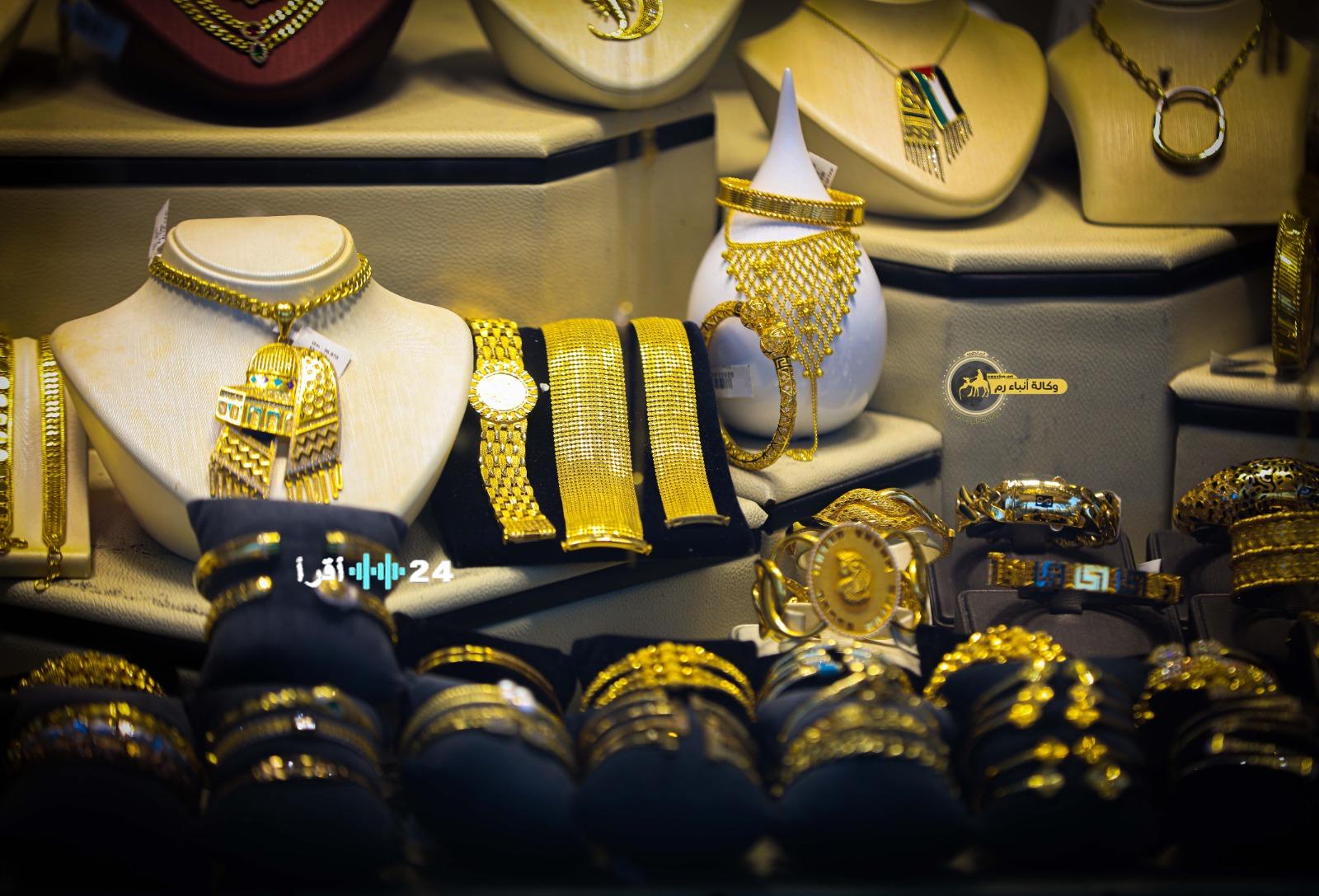 ارتفاع أسعار الذهب محليا ليصل إلى 105 دنانير للغرام