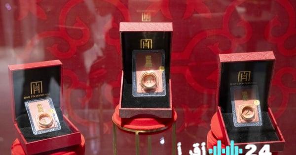 أسعار خواتم الذهب تتساوى مع أسعار سبائك الذهب في شركة SJC