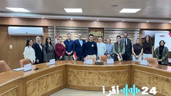 حزب العدل يبحث المشهد السياسي المصري مع وفد شبابي ليبرالي ألماني