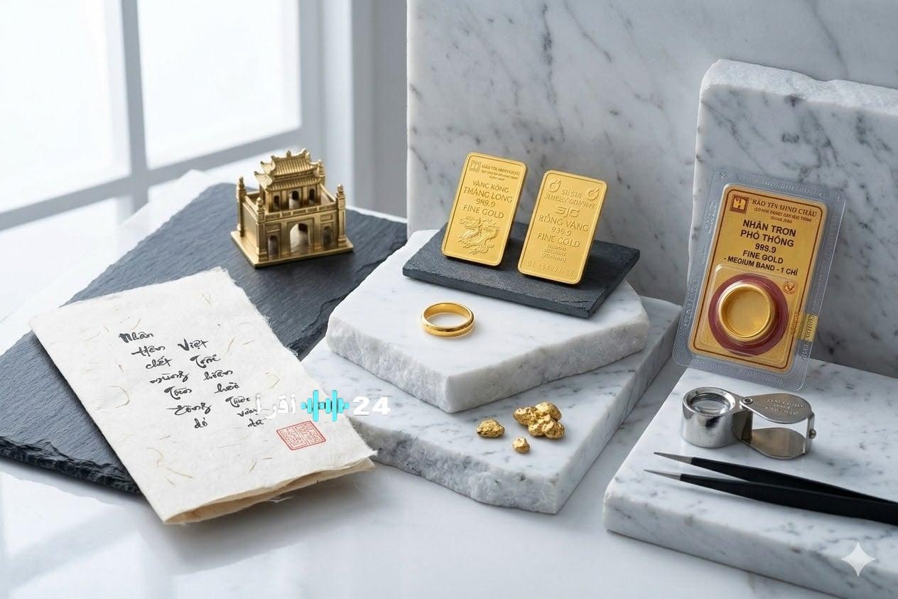 انخفاض مفاجئ في أسعار الذهب بشركة SJC بأكثر من مليوني دونغ فيتنامي للأونصة