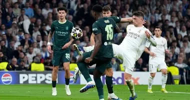 موعد مباراة مانشستر سيتي ضد ريال مدريد في دوري أبطال أوروبا والقنوات الناقلة