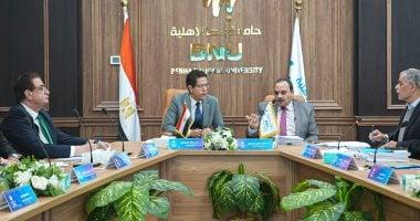 جامعة بنها الأهلية تنظم ملتقى توظيف في أبريل المقبل وتطلق مسابقة للقرآن ودوري للشطرنج