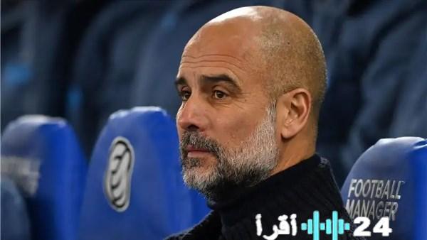 بيب جوارديولا يتحدث في مؤتمر صحفي قبل مواجهة ريال مدريد في دوري أبطال أوروبا