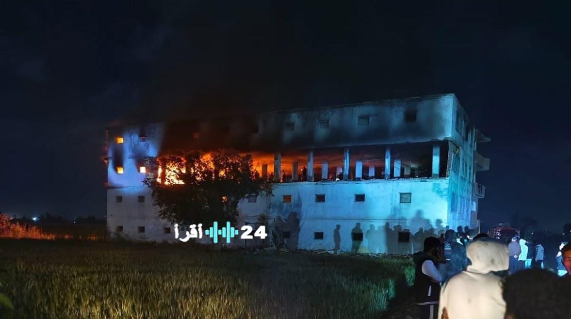 والد أحد ضحايا حريق مزرعة الدواجن في الدقهلية يكشف أن ابنه كان يسعى لمساعدة المصابين قبل أن يفقد قدمه