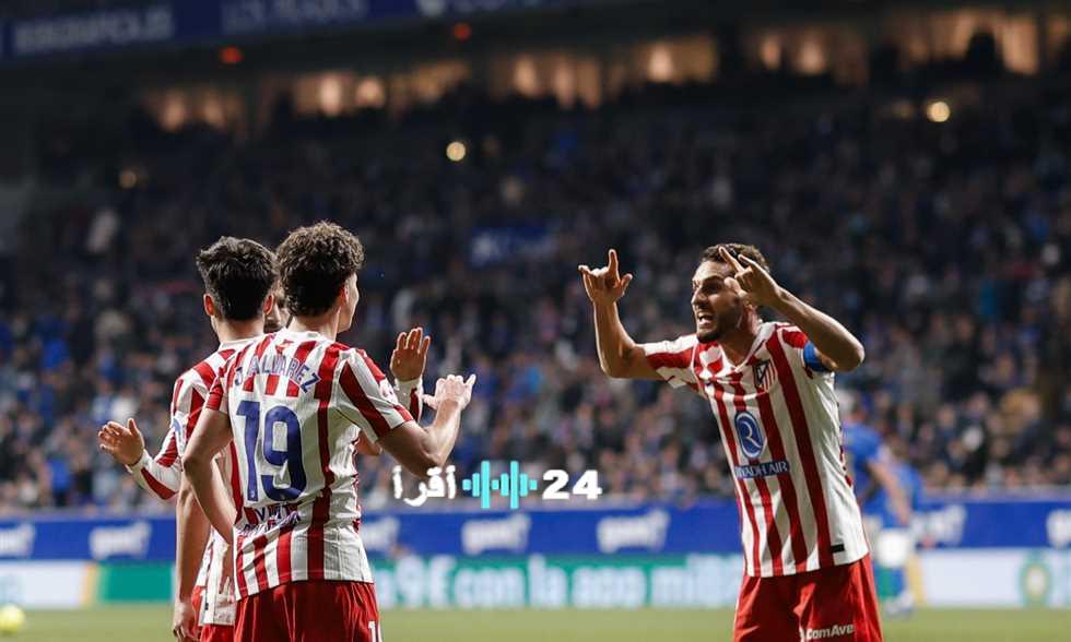 «هدف قاتل» أتلتيكو مدريد ينتزع فوزًا صعبًا من أنياب أوفييدو بفضل ألفاريز