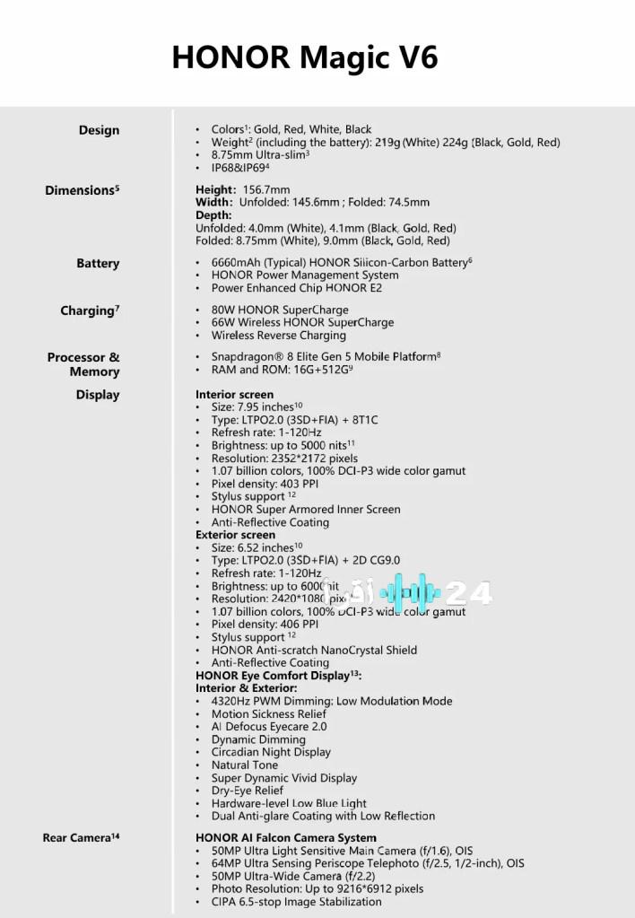 هونر تؤكد التوفر العالمي لهاتفها الرائد القابل للطي في MWC 2026