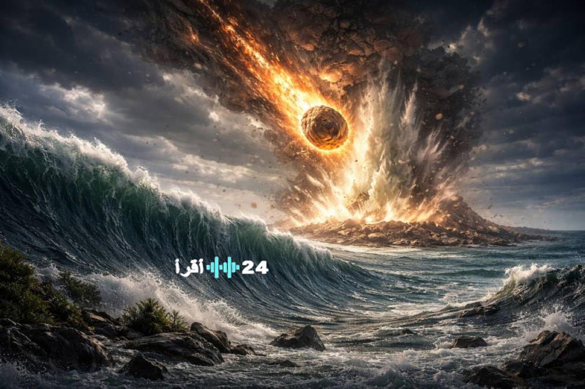 اكتشاف سر فوهة سيلفربيت وارتفاع التسونامي الذي يصل إلى 100 متر