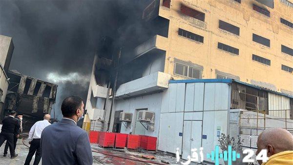 محافظ الدقهلية يتابع تطورات وأحداث حادث حريق مصنع قطع غيار السيارات في طلخا