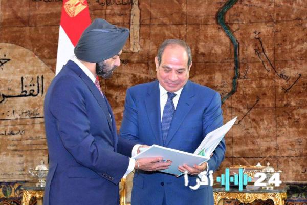 الرئيس السيسي ي reaffirm موقف مصر الثابت في حل الأزمات سلمياً خلال لقائه برئيس مجموعة البنك الدولي