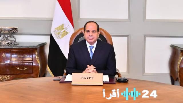 السيسي يثمن انطلاق اللجنة التنسيقية العليا للمياه مع السودان