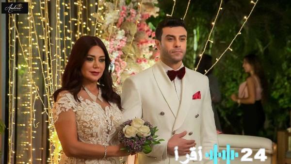 «مسلسل روج أسود يشهد لحظة زواج مهند حسني ورانيا يوسف تثير الجدل»