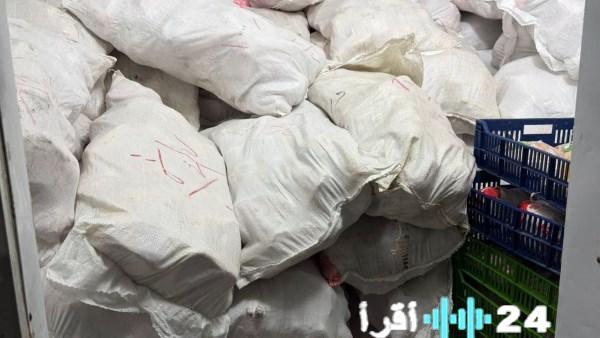 ضبط 5 أطنان من الدواجن المجمدة غير المعروفة المصدر في محافظة الشرقية