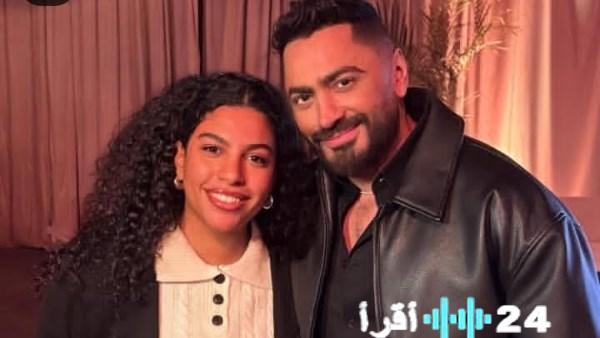 «دنيا سامي توجه رسالة إلى تامر حسني وتكشف عن تفاصيل جديدة»