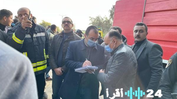 السيطرة على حريق مصنع عقل والمدير الأمني يتابع الموقف عن قرب