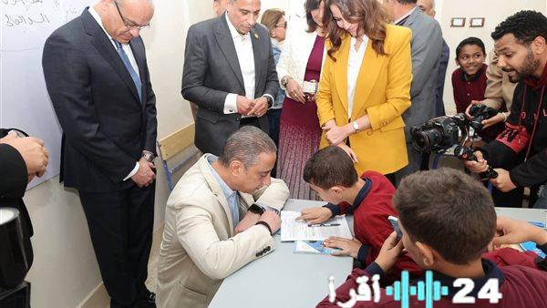 محافظ الجيزة يدشن صرحًا تعليميًا جديدًا بمدرسة شهداء نزلة الشوبك الإعدادية بالبدرشين