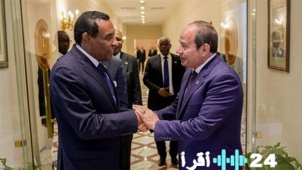 الرئيس السيسي يستقبل رئيس الوزراء السوداني لمباحثات رفيعة المستوى حول العلاقات المشتركة
