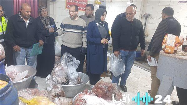 إحباط محاولة ترويج 5 أطنان من اللحوم والدواجن الفاسدة في الخانكة وضبط المصنع المخالف