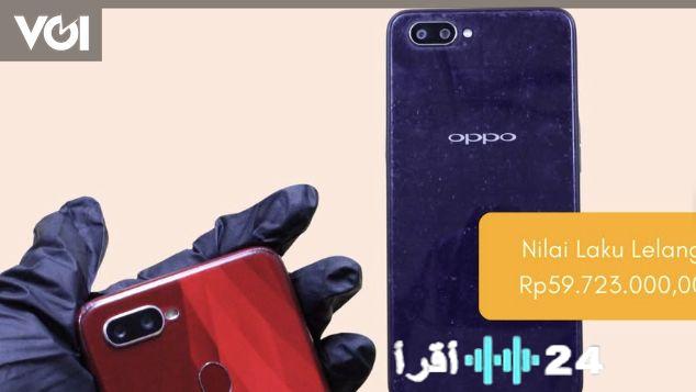 KPK تعلن عن مزاد على هاتفين أوبو الذكيين بقيمة تجاوزت 597 مليون روبية إندونيسية