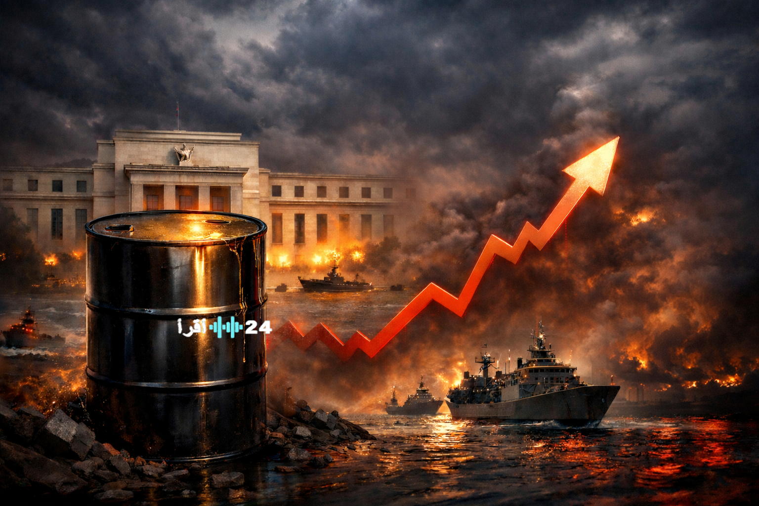 «هل يقع الفيدرالي في فخ ارتفاع أسعار النفط؟» سيناريو رفع الفائدة يطرح تساؤلات حول سياسة البنك المركزي.