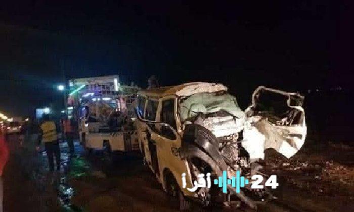 إصابة ستة أشخاص في حادث تصادم بين عدة سيارات عند طريق الإسكندرية الصحراوي