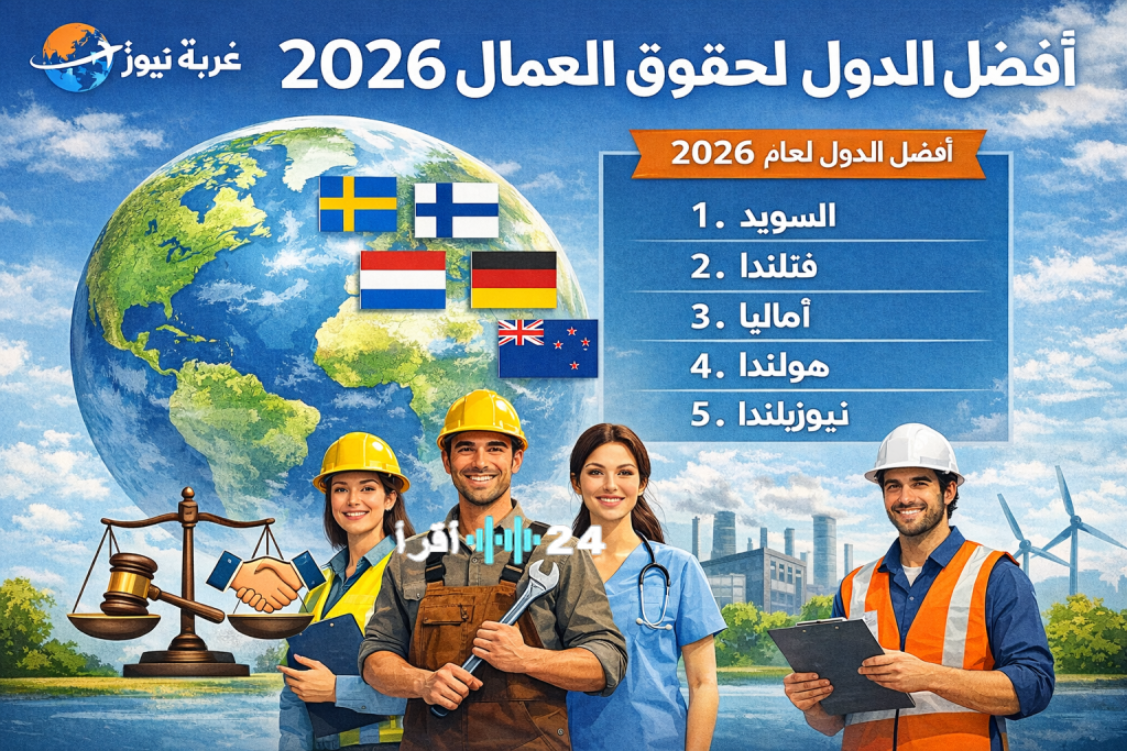 أفضل الدول في العالم لحقوق العمال 2026 تتمتع برواتب مرتفعة وإجازات طويلة وساعات عمل أقل