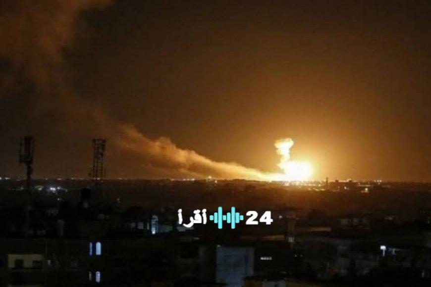 تصاعد أعمدة الدخان من القاعدة الأمريكية في أربيل بالعراق