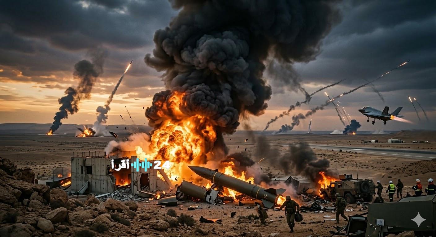 «تحولات دراماتيكية في موازين القوى: صواريخ إيرانية تستهدف جنوب إسرائيل وقاعدة العديد في قطر»