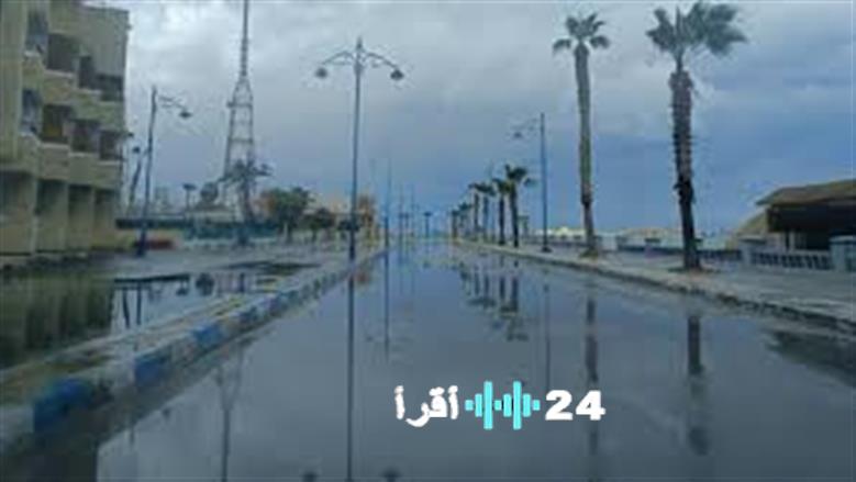 الأرصاد الجوية تحذر من توقعات بسحب كثيفة وأمطار غزيرة ورياح قوية خلال الساعات القادمة