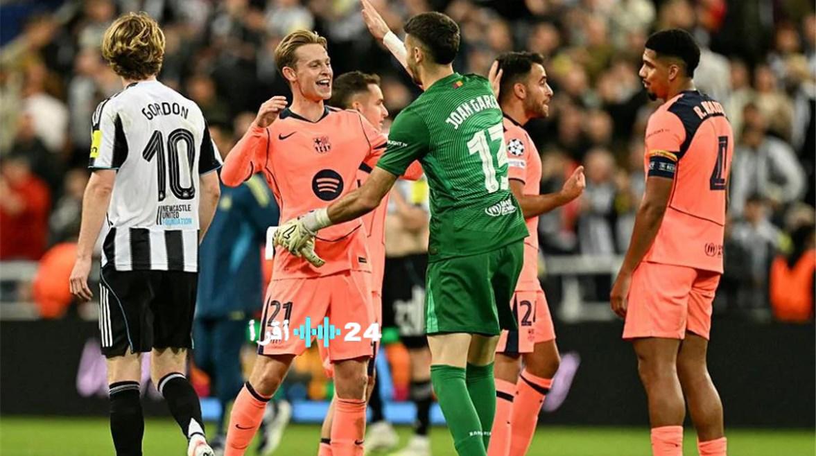 التشكيلة المرتقبة لبرشلونة لمواجهة نيوكاسل في دوري أبطال أوروبا أكيد على القتال لتحقيق الانتصار