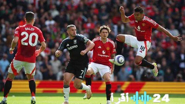 بث مباشر لمباراة مانشستر يونايتد وأستون فيلا عبر يلا شوت بدون توقف