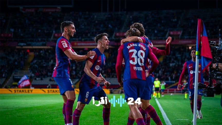 برشلونة يتجاوز عقبة أتلتيك بلباو ويعزز تصدره للدوري الإسباني