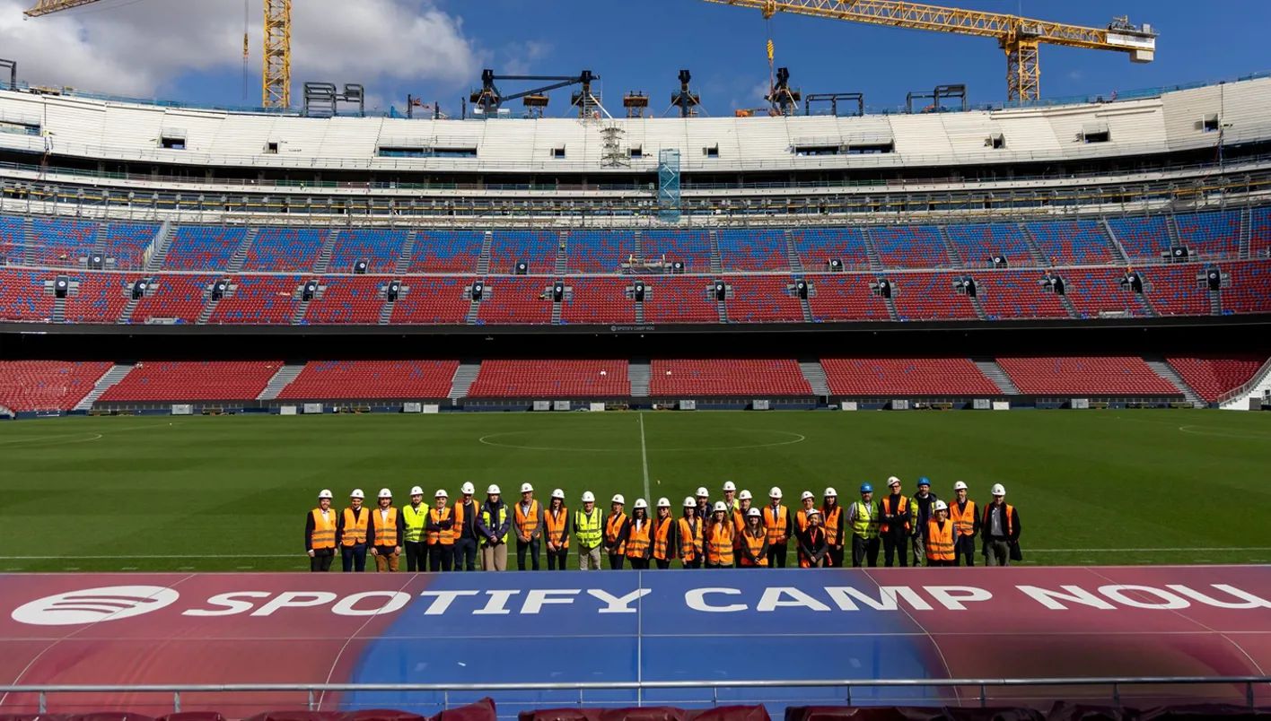 برشلونة يتلقى أخبارًا إيجابية حول تطوير ملعب كامب نو ودعم جديد للمشروع