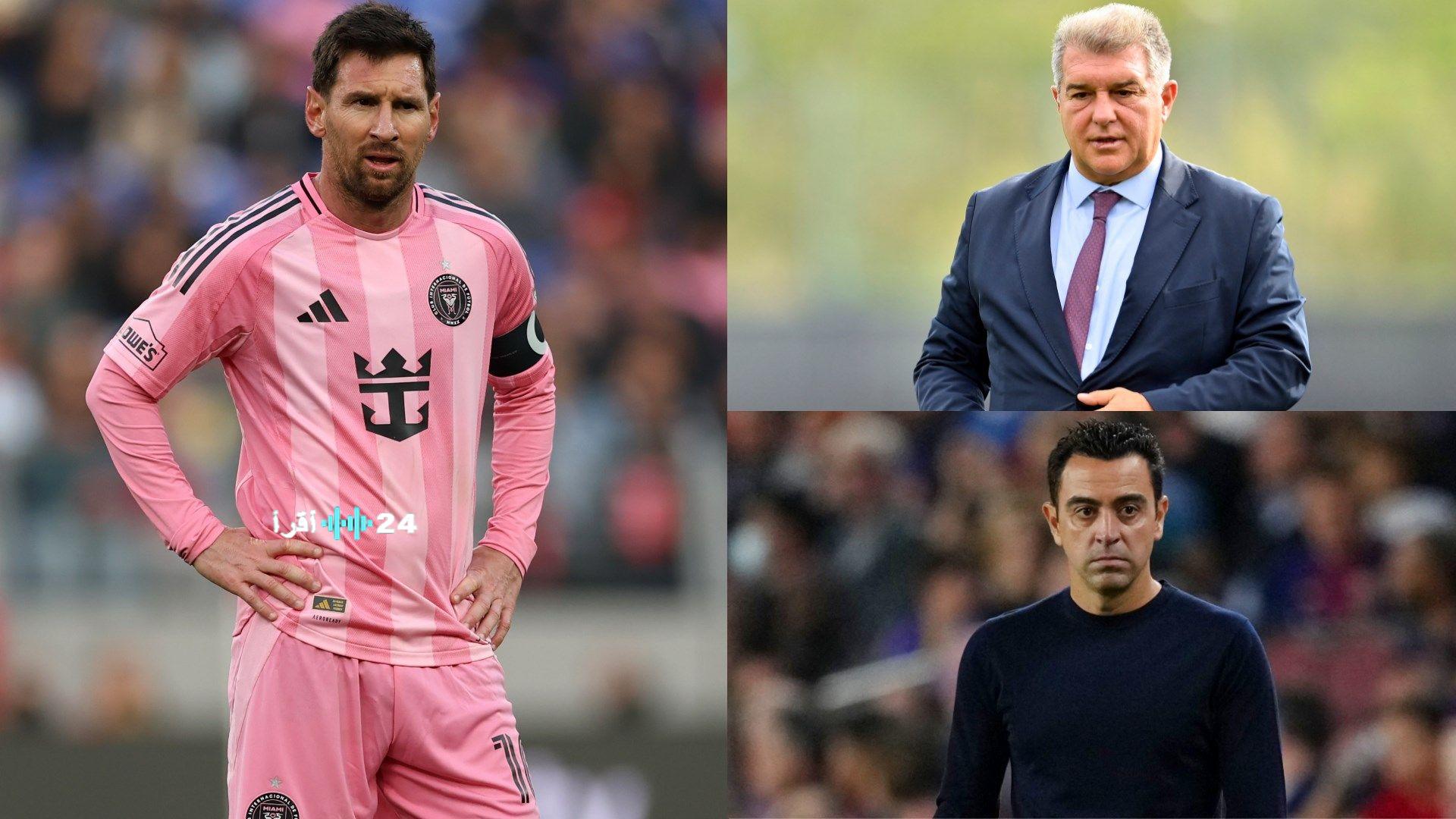 تشافي يوضح أن جوان لابورتا منع انتقال ليونيل ميسي إلى برشلونة بعد موافقة الدوري الإسباني