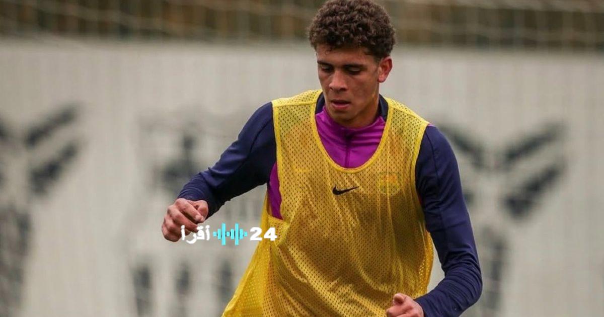 حمزة عبد الكريم يستأنف تدريباته مع برشلونة بعد حل المشاكل التي تواجهه