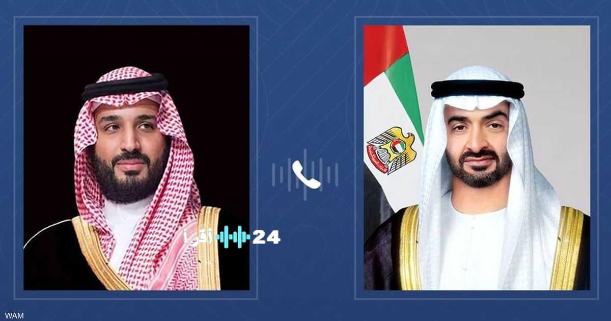 رئيس الإمارات يتلقى اتصالا هاتفيا من ولي عهد السعودية ويؤكد على تعزيز العلاقات الثنائية والتعاون الاستراتيجي