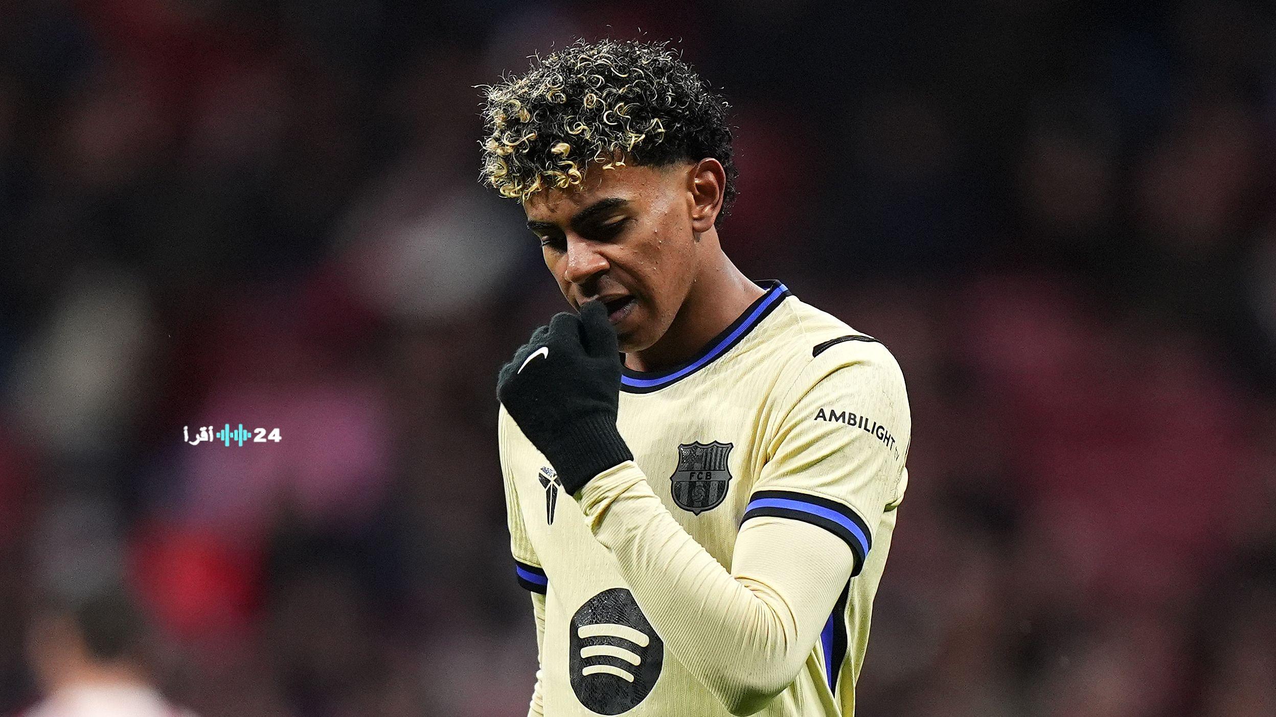 رباعي برشلونة يامال يواجه التهديد بالإيقاف خلال المباريات القادمة