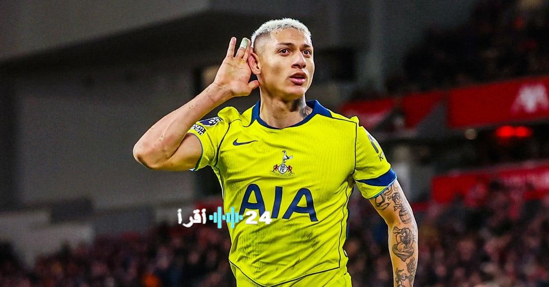 ريشارليسون يسهم في تحقيق فوز هام على ليفربول على أرضه في مباراة مثيرة