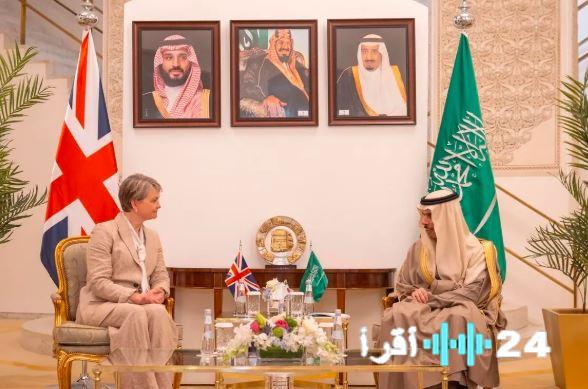 وزيرا خارجية السعودية وبريطانيا يُشددان على ضرورة التصدي للاعتداءات الإيرانية وزعزعة استقرار المنطقة