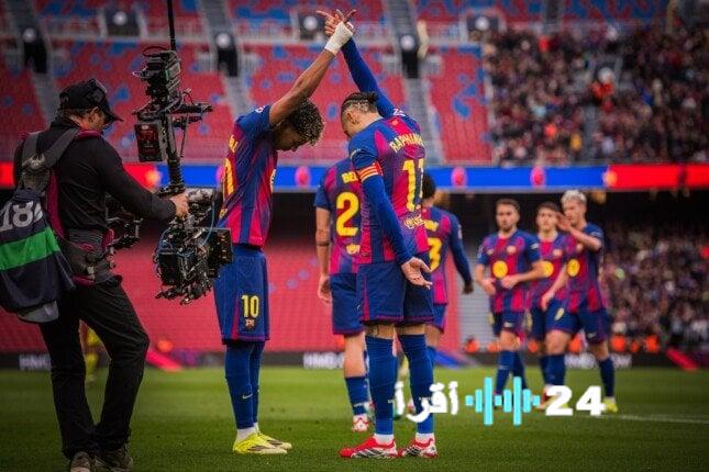 قائمة برشلونة لمواجهة نيوكاسل في دوري أبطال أوروبا تتصدر عناوين الصحف الرياضية