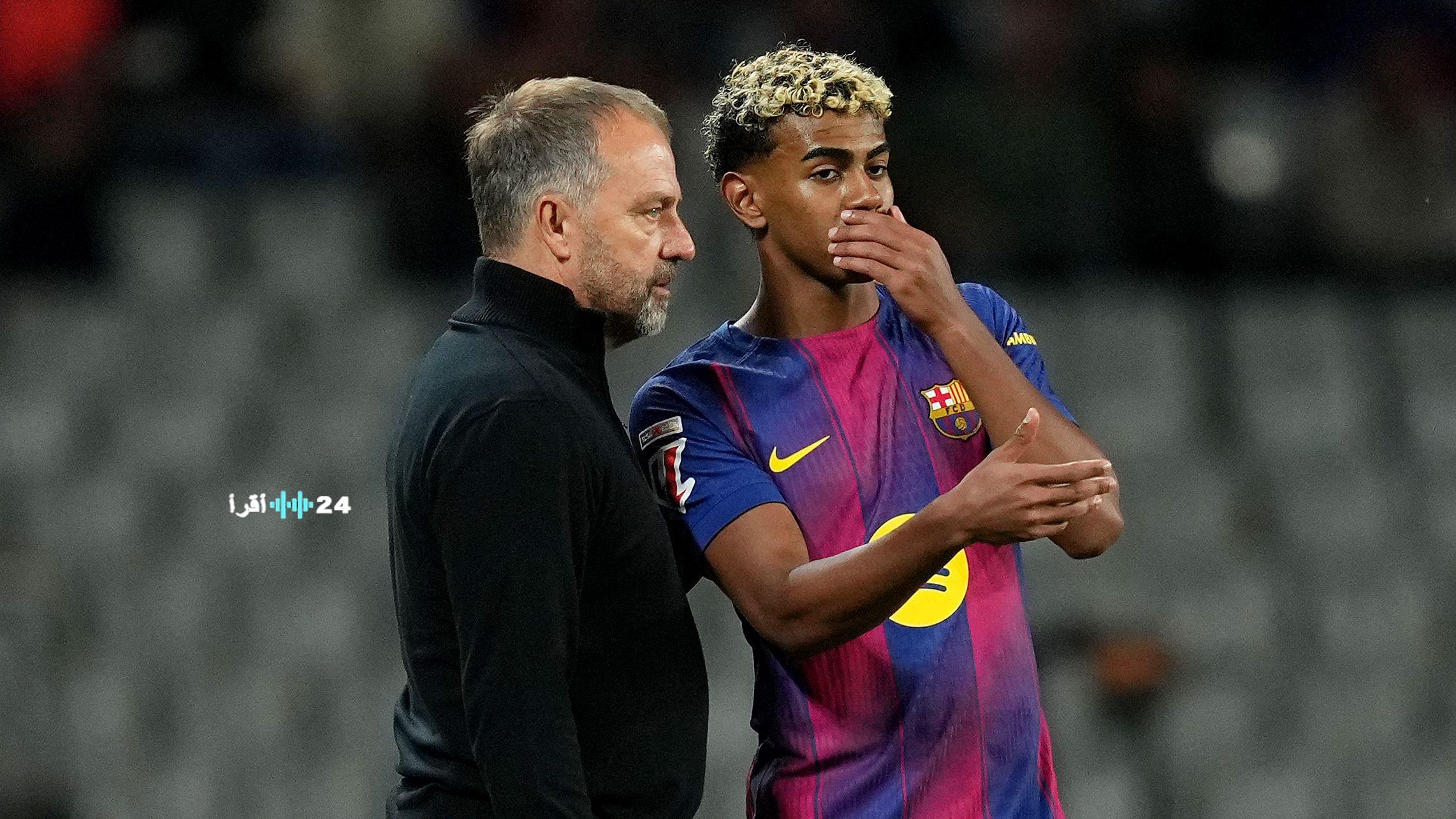 هانسي فليك يكشف آخر تطورات حالة لامين يامال قبل مواجهة دوري أبطال أوروبا الحاسمة ضد نيوكاسل