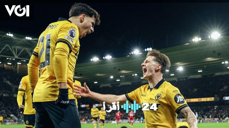 هدف في الدقيقة الأخيرة من الذئاب يهبط ليفربول ويصيب الدوري الممتاز بصدمة كبيرة