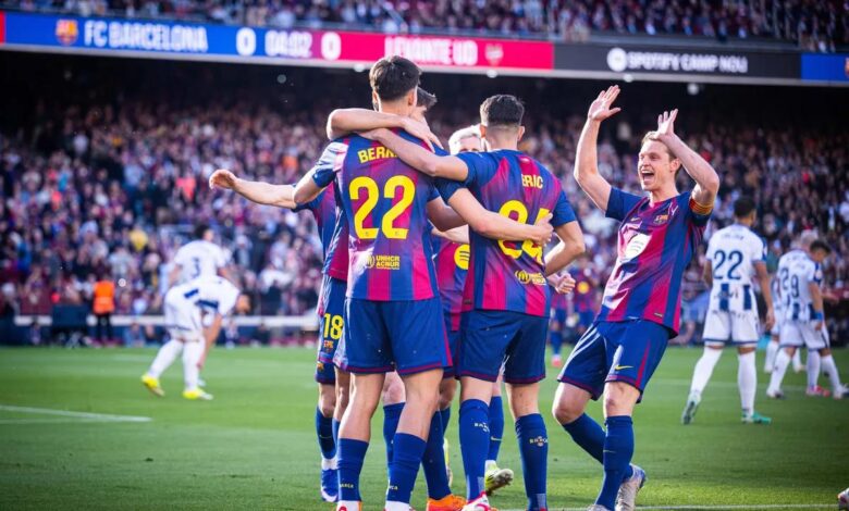 الدوري الإسباني.. موعد مواجهة برشلونة الليلة أمام ديبورتيفو ألافيس