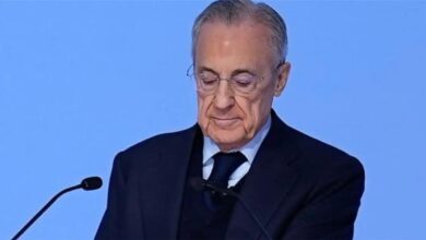 "سلبوا مني 14 لقباً بالرشاوي".. رئيس ريال مدريد يفتح النار على برشلونة ويويفا