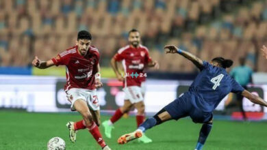 موعد مباراة الأهلي وإنبي في الدوري المصري الممتاز والقنوات الناقلة مباشرة
